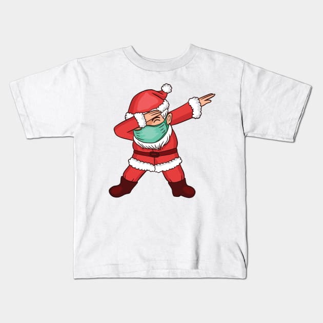 Masked Santa Dab Kids T-Shirt by MajorCompany